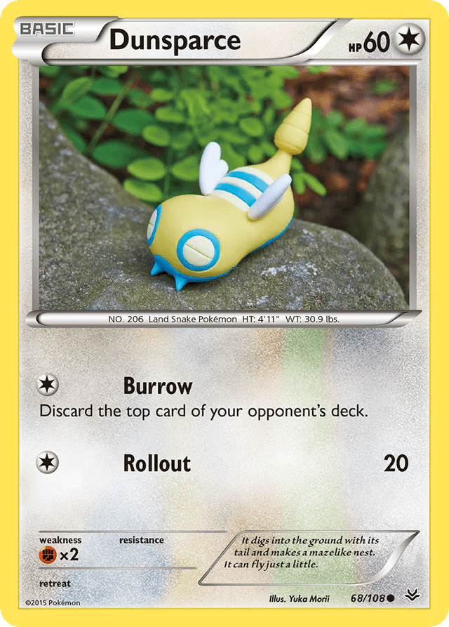 Carta Dunsparce 68/108 do set Roaring Skies — Pokémon TCG | Bynx
