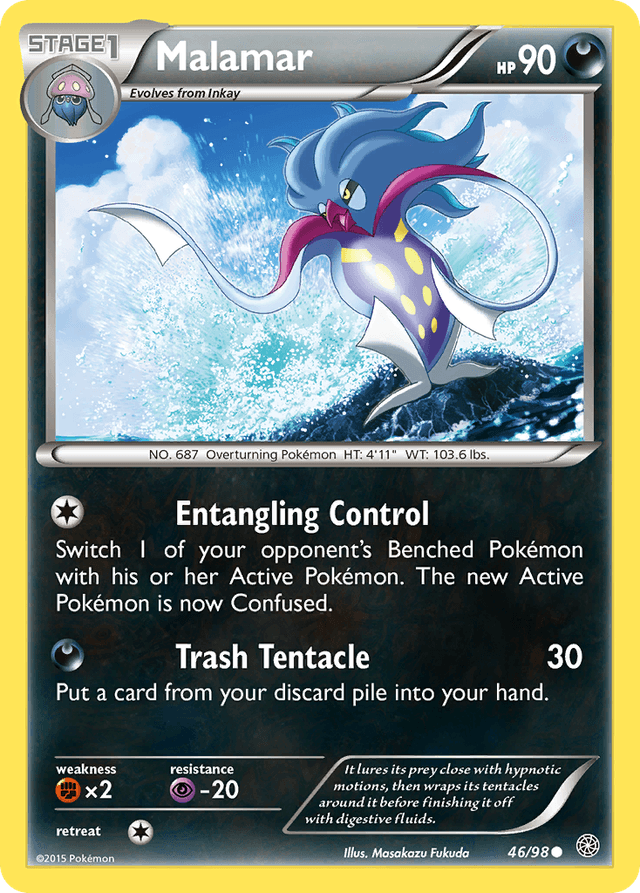 Carta Malamar 46/98 do set Ancient Origins — Pokémon TCG | Bynx