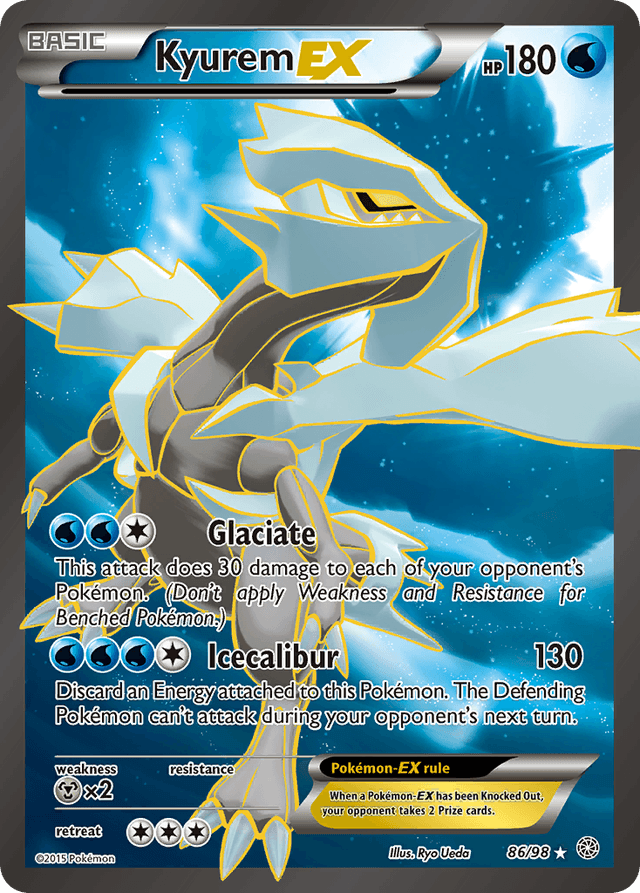 Carta Kyurem-EX 86/98 do set Ancient Origins — Pokémon TCG | Bynx