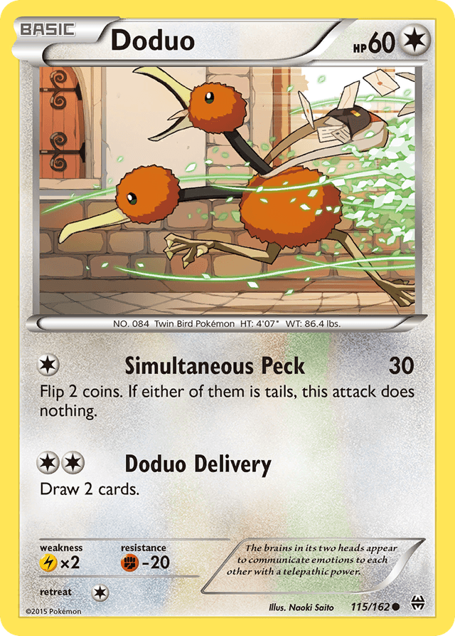 Carta Doduo 115/162 do set BREAKthrough — Pokémon TCG | Bynx