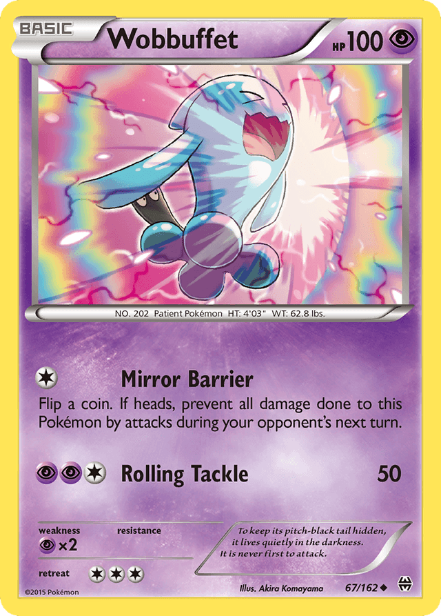 Carta Wobbuffet 67/162 do set BREAKthrough — Pokémon TCG | Bynx