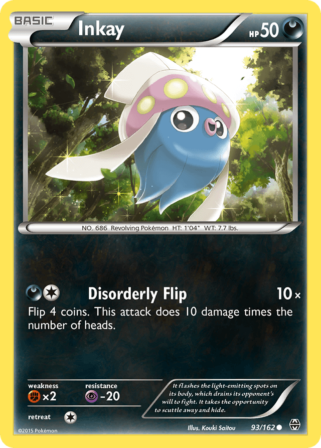 Carta Inkay 93/162 do set BREAKthrough — Pokémon TCG | Bynx