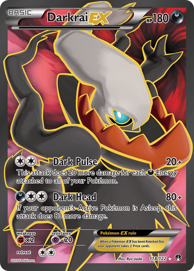 Carta Darkrai-EX 118/122 do set BREAKpoint — Pokémon TCG | Bynx