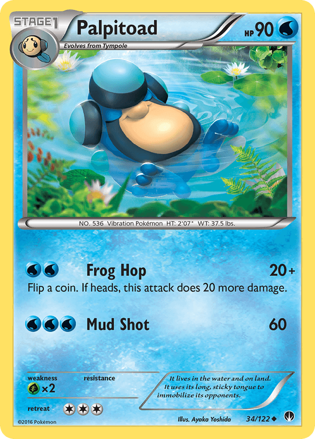 Carta Palpitoad 34/122 do set BREAKpoint — Pokémon TCG | Bynx
