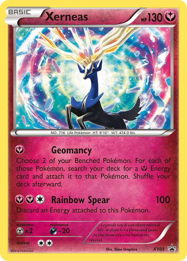 Carta Xerneas XY05/211 do set XY Black Star Promos — Pokémon TCG | Bynx