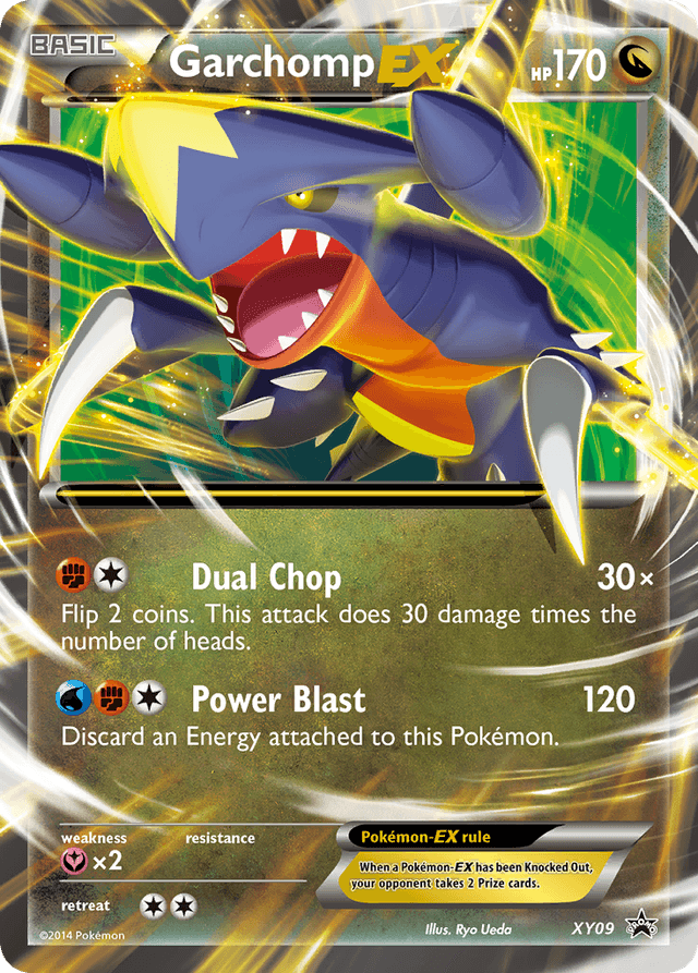 Carta Garchomp-EX XY09/211 do set XY Black Star Promos — Pokémon TCG | Bynx
