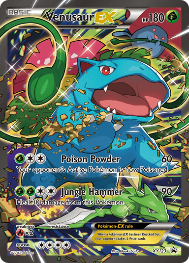 Carta Venusaur-EX XY123/211 do set XY Black Star Promos — Pokémon TCG | Bynx