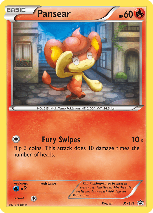 Carta Pansear XY131/211 do set XY Black Star Promos — Pokémon TCG | Bynx