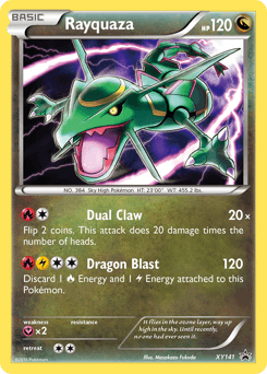 Rayquaza XY141 — XY Black Star Promos