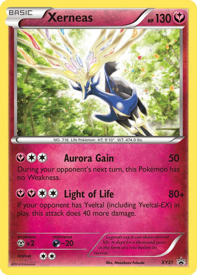 Carta Xerneas XY31/211 do set XY Black Star Promos — Pokémon TCG | Bynx