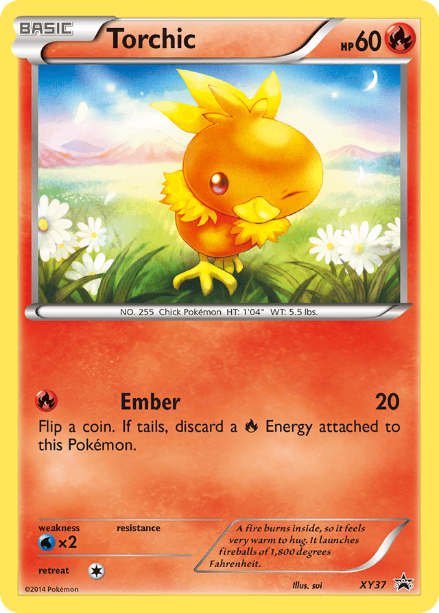 Carta Torchic XY37/211 do set XY Black Star Promos — Pokémon TCG | Bynx