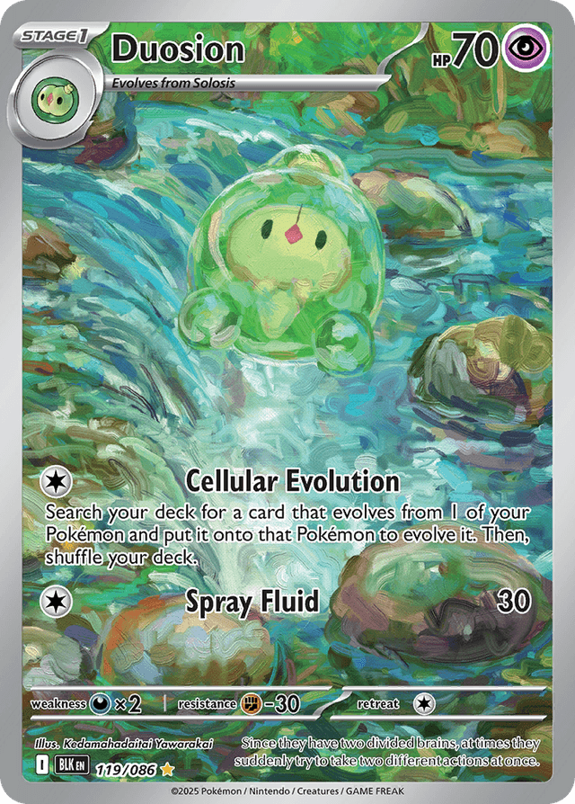Carta Duosion 119/86 do set Black Bolt — Pokémon TCG | Bynx