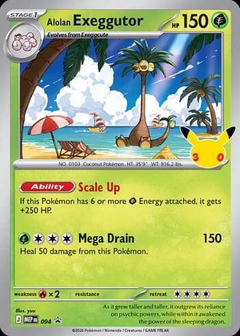 Alolan Exeggutor 094 — Mega Evolution Promos
