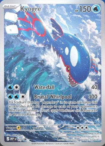 Kyogre 117 — Mega Evolution Promos