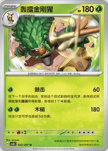 Carta Rillaboom 022/207 do set Sparkling Fable — Pokémon TCG | Bynx