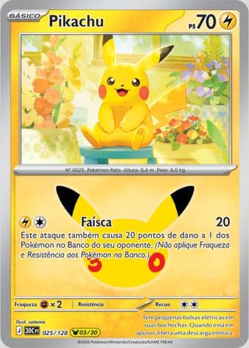 Pikachu 025 — 30th Celebration