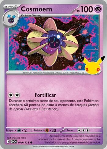 Carta Cosmoem 079/128 do set 30th Celebration — Pokémon TCG | Bynx
