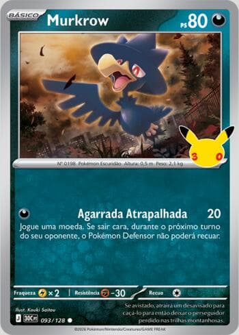Murkrow 093/128 — 30th Celebration