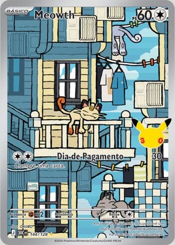 Meowth 144/128 — 30th Celebration
