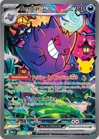 Gengar ex 154/128 — 30th Celebration