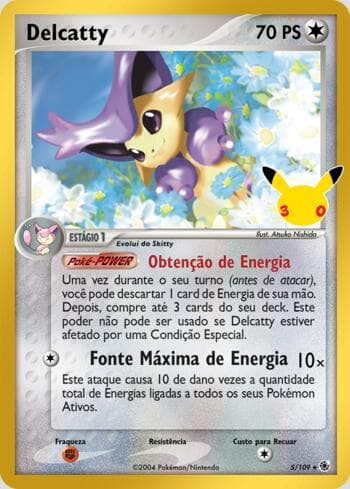 Carta Delcatty 005/30 do set 30th Celebration Classic Cards — Pokémon TCG | Bynx