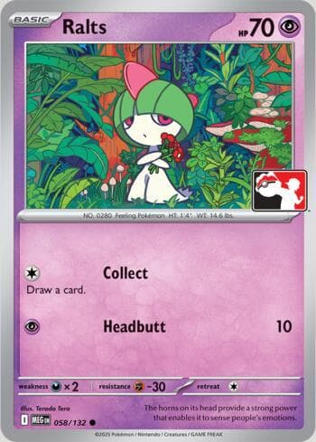 Ralts 058/80 — Play! Pokemon Prize Pack Series 9