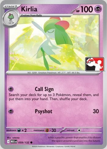 Kirlia 059/80 — Play! Pokemon Prize Pack Series 9