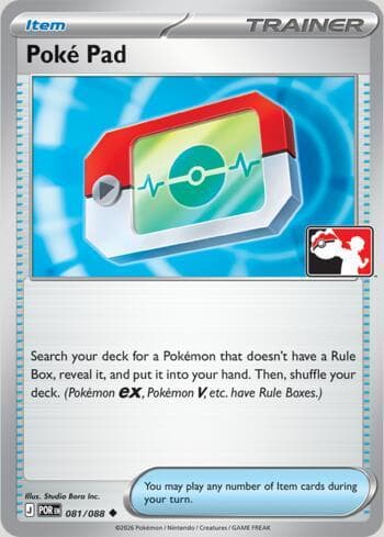 Poké Pad 081/80 — Play! Pokemon Prize Pack Series 9