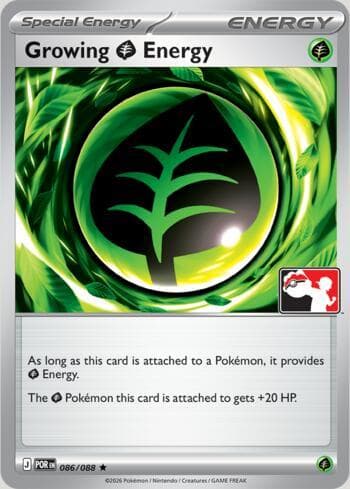 Carta Growing G Energy 086b/80 do set Play Pokemon Prize Pack Series 9 — Pokémon TCG | Bynx