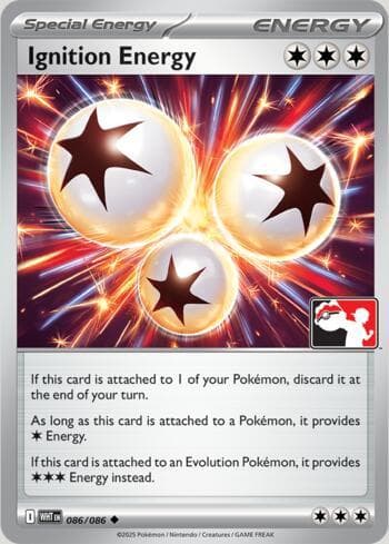 Carta Ignition Energy 086c/80 do set Play Pokemon Prize Pack Series 9 — Pokémon TCG | Bynx