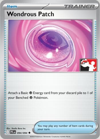 Wondrous Patch 094/80 — Play! Pokemon Prize Pack Series 9