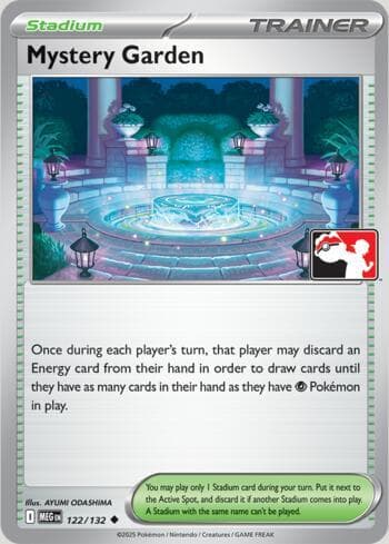Carta Mystery Garden 122/80 do set Play Pokemon Prize Pack Series 9 — Pokémon TCG | Bynx