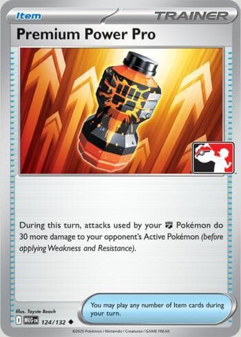 Premium Power Pro 124/80 — Play! Pokemon Prize Pack Series 9