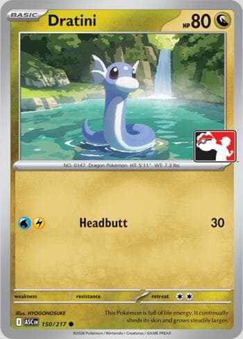 Dratini 150/80 — Play! Pokemon Prize Pack Series 9