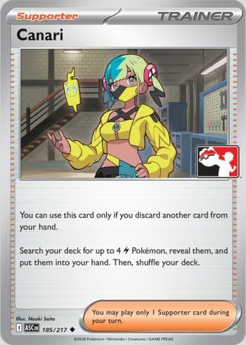 Canari 185/80 — Play! Pokemon Prize Pack Series 9