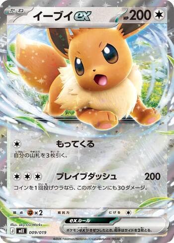 Eevee ex 009/19 — ex Starter Set Eevee