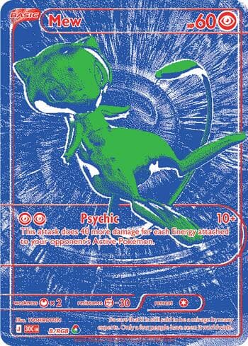 Carta Mew B/3 do set 30th Celebration RGB Cards — Pokémon TCG | Bynx