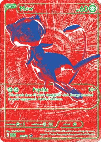 Carta Mew R/3 do set 30th Celebration RGB Cards — Pokémon TCG | Bynx